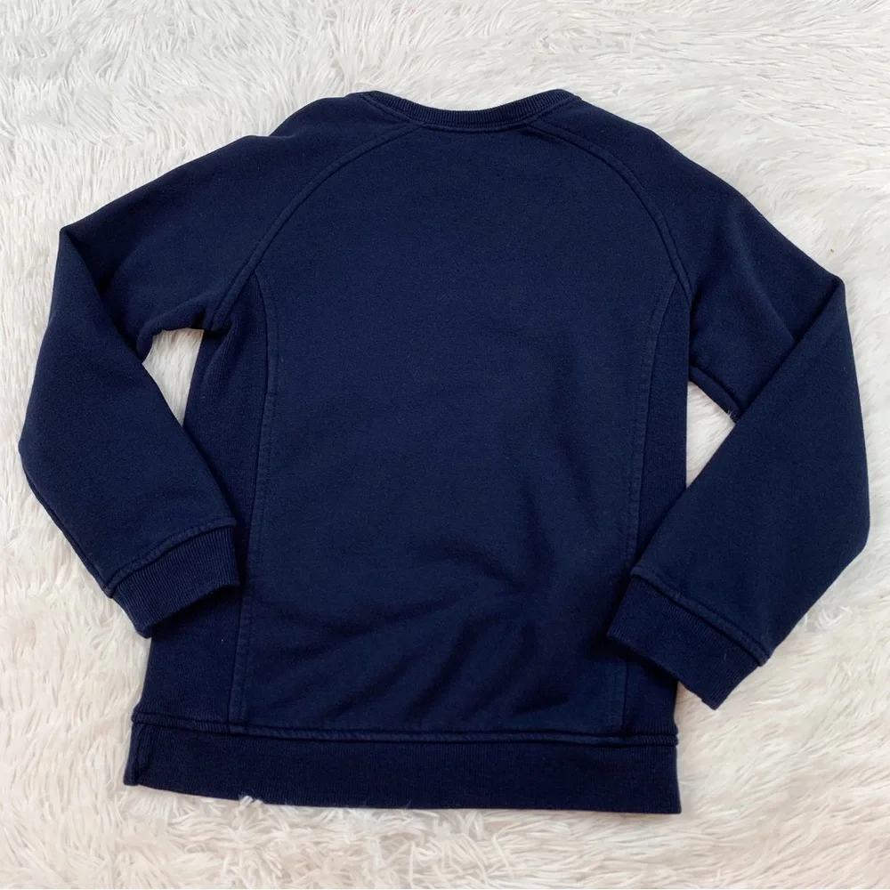 Class Club boy's long sleeve crew neck pullover sweatshirt in navy blue‎